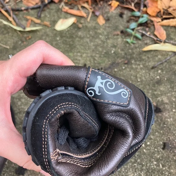 Magical Shoes Brand, 38/39, Barefoot Minimalist Brown, Tie, Zip Ankle Boots - Picture 6 of 11